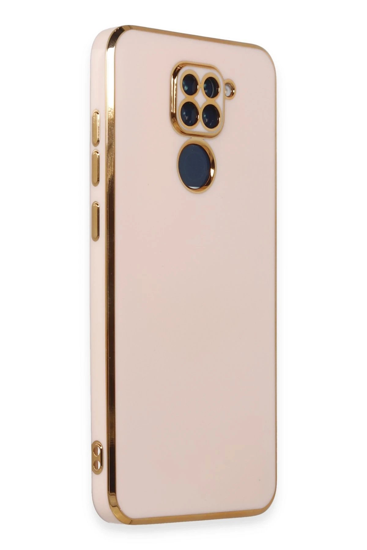 Newface Xiaomi Redmi Note 9 Kılıf Volet Silikon - Pembe