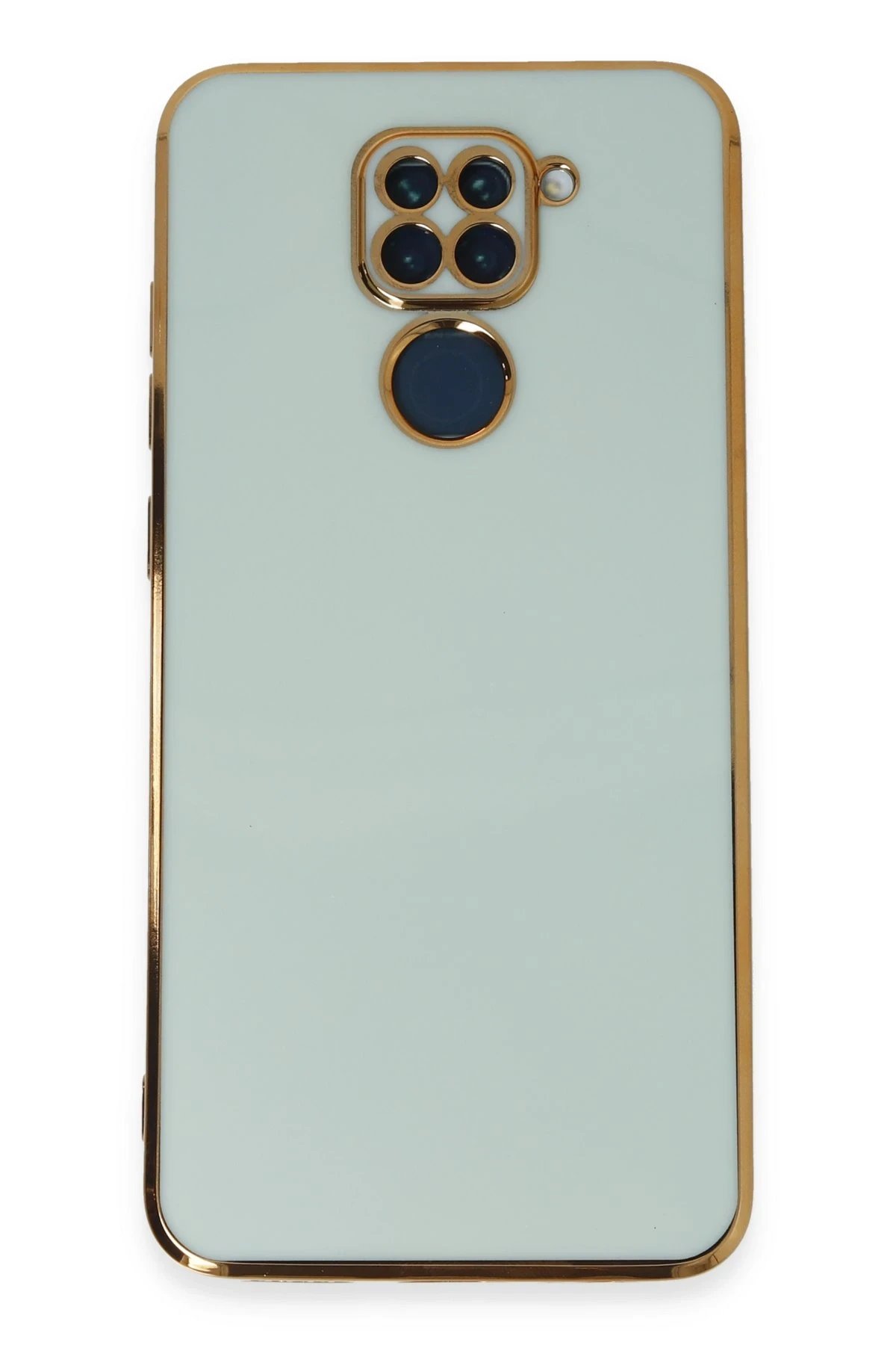 Newface Xiaomi Redmi Note 9 Kılıf Volet Silikon - Açık Yeşil