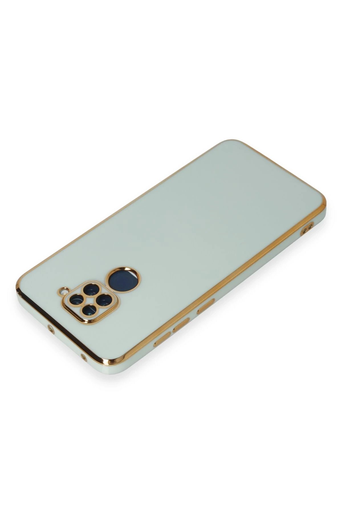 Newface Xiaomi Redmi Note 9 Kılıf Volet Silikon - Açık Yeşil