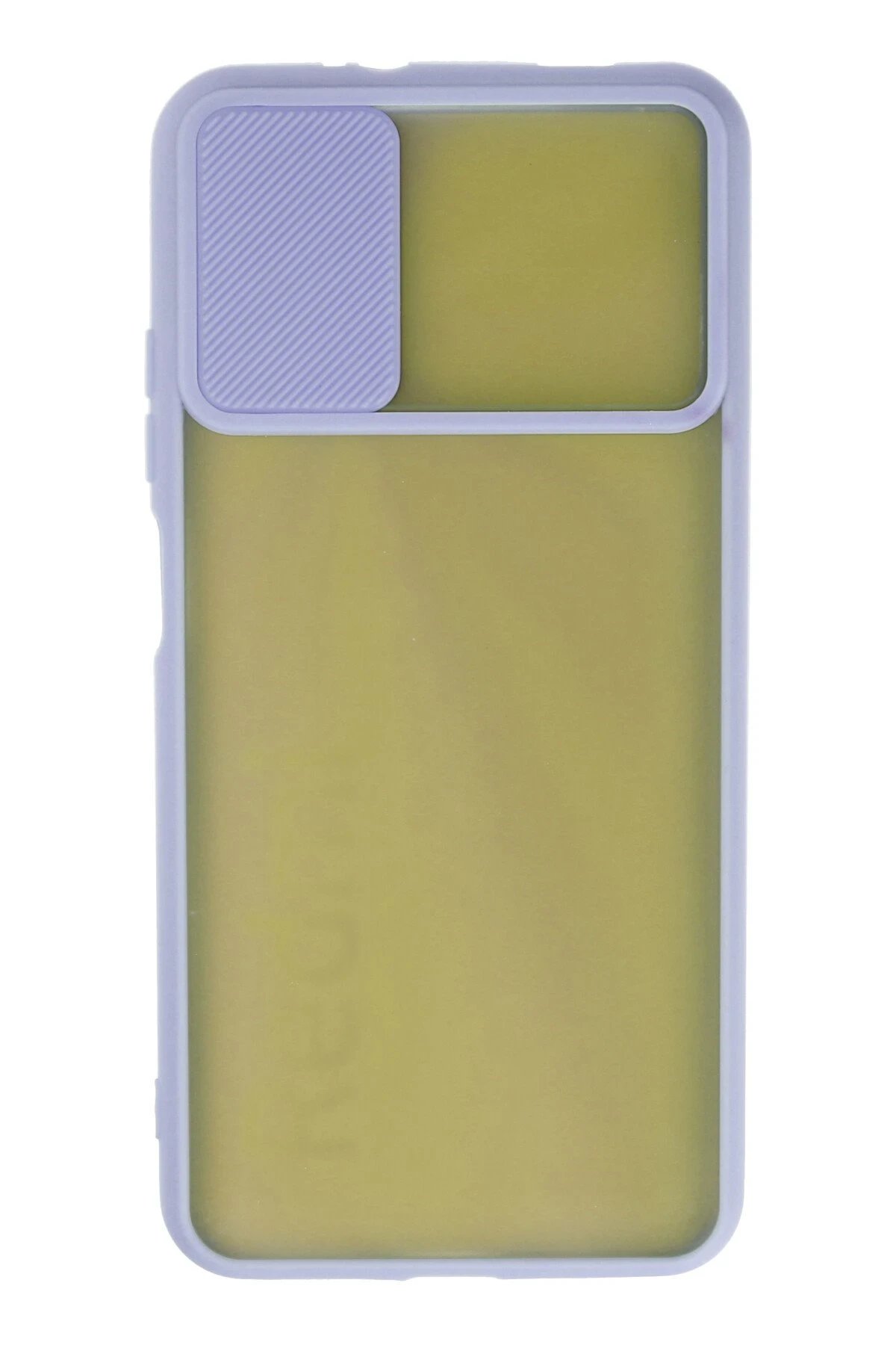 Newface Xiaomi Redmi 9T Kılıf Palm Buzlu Kamera Sürgülü Silikon - Lila