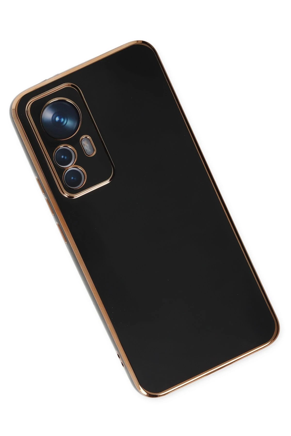 Newface Xiaomi Mi 12T Pro Kılıf Volet Silikon - Siyah