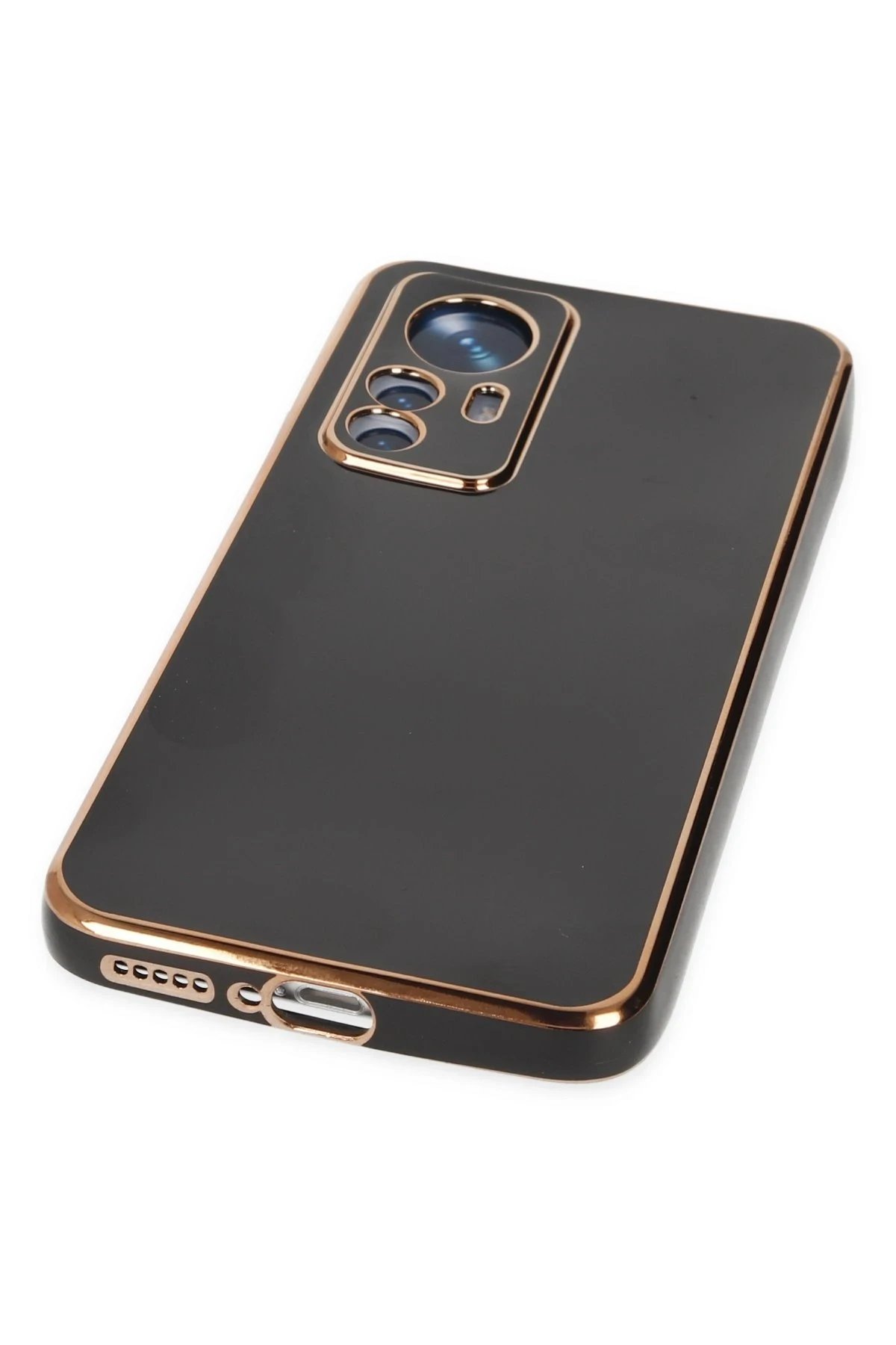 Newface Xiaomi Mi 12T Pro Kılıf Volet Silikon - Siyah