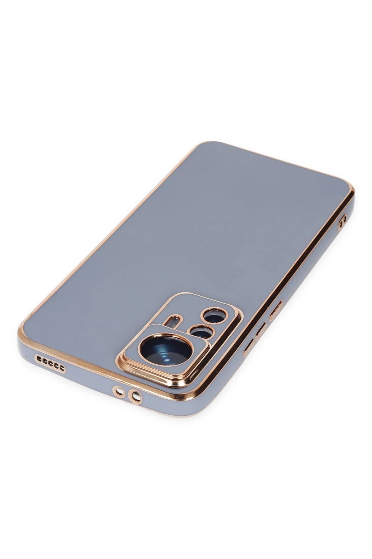 Newface Xiaomi Mi 12T Pro Kılıf Volet Silikon - Mavi