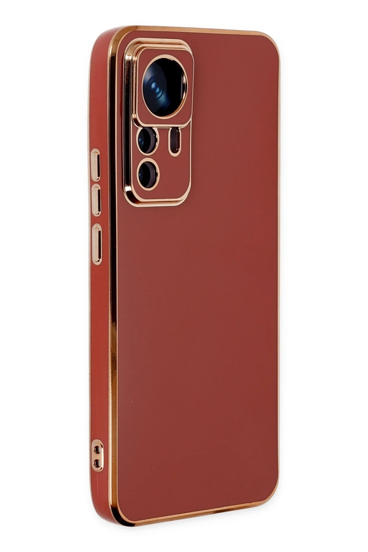 Newface Xiaomi Mi 12T Pro Kılıf Volet Silikon - Kırmızı