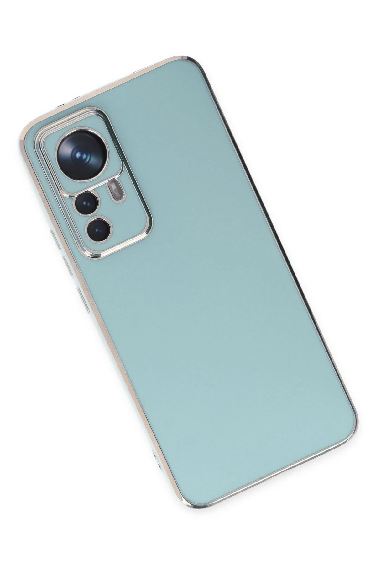 Newface Xiaomi Mi 12T Pro Kılıf Volet Silikon - Açık Yeşil