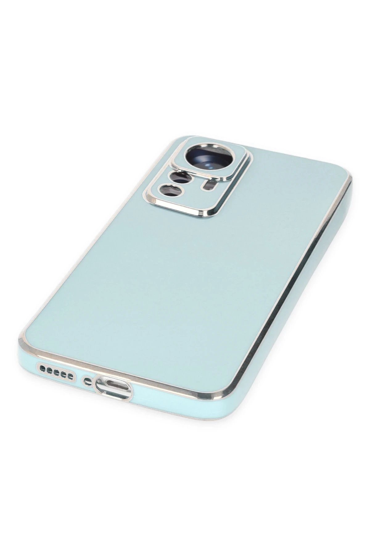 Newface Xiaomi Mi 12T Pro Kılıf Volet Silikon - Açık Yeşil