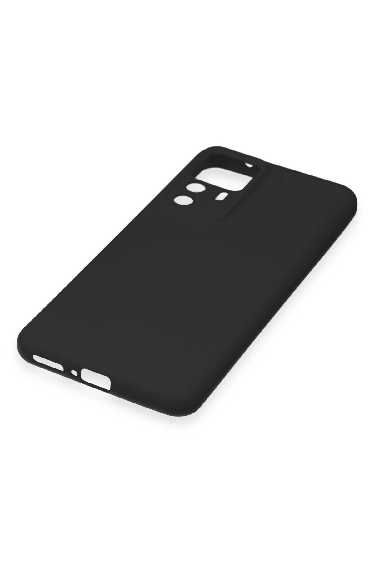 Newface Xiaomi Mi 12T Pro Kılıf Nano içi Kadife Silikon - Siyah