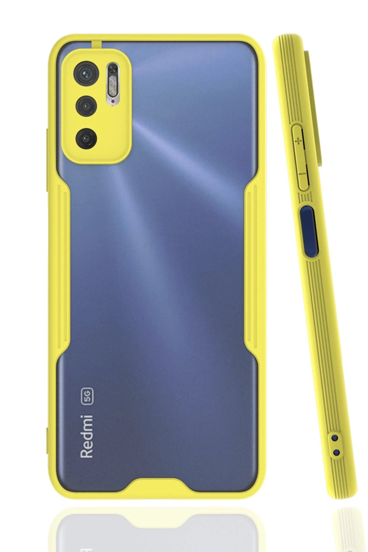 Newface Xiaomi Redmi Note 11 SE Kılıf Platin Silikon - Sarı