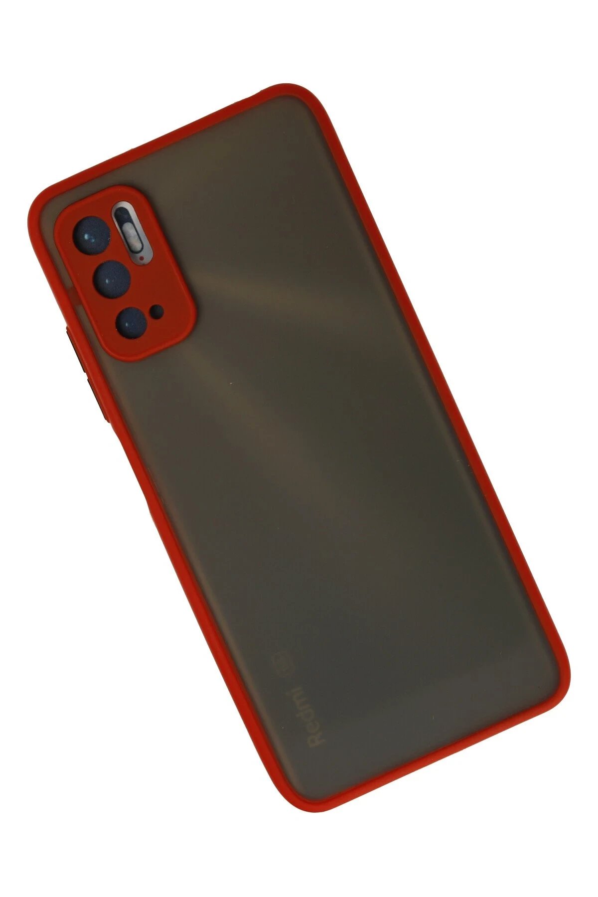 Newface Xiaomi Redmi Note 10 5G Kılıf Montreal Silikon Kapak - Kırmızı