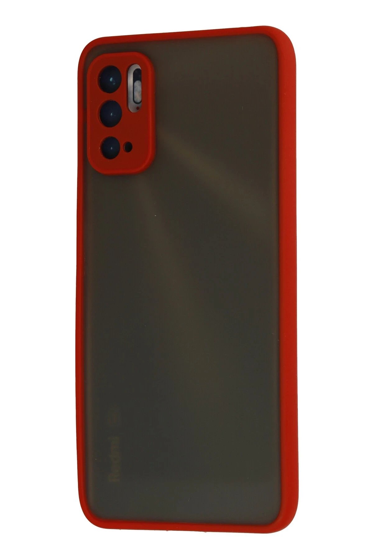 Newface Xiaomi Redmi Note 10 5G Kılıf Montreal Silikon Kapak - Kırmızı