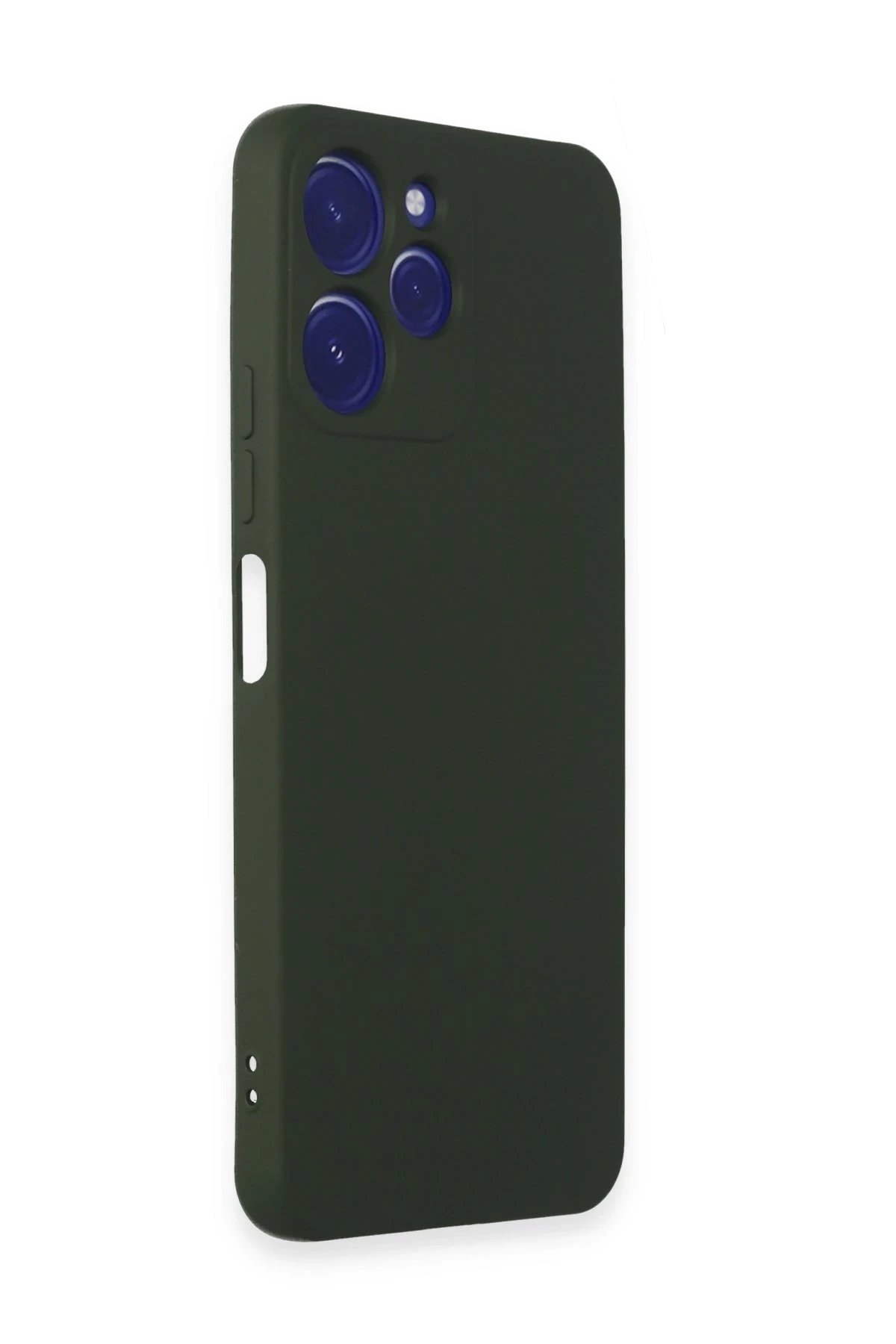 Newface Xiaomi Redmi 12 Kılıf Nano içi Kadife Silikon - Koyu Yeşil