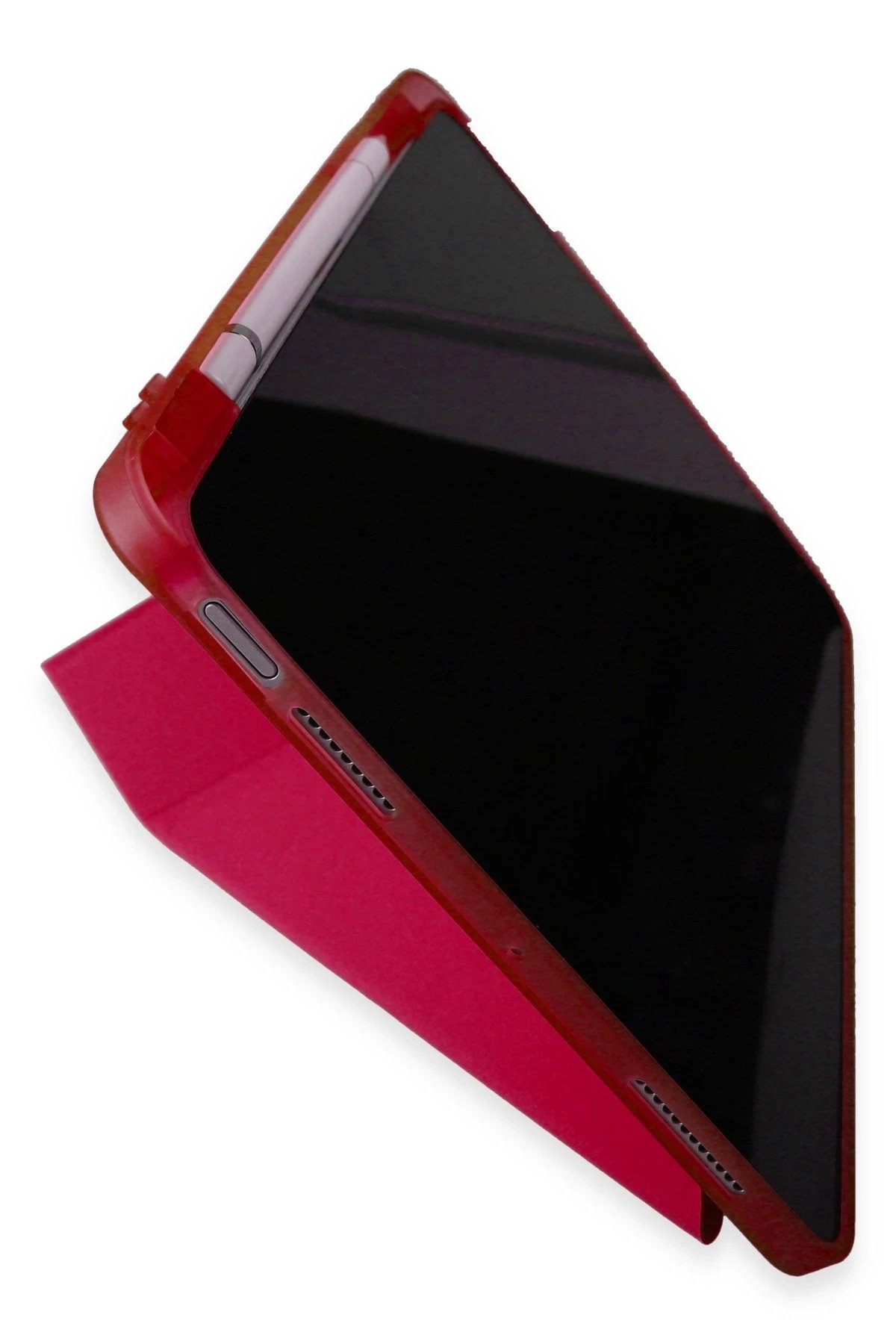 Newface Xiaomi Pad 6 Kılıf Kalemlikli Mars Tablet Kılıfı - Kırmızı