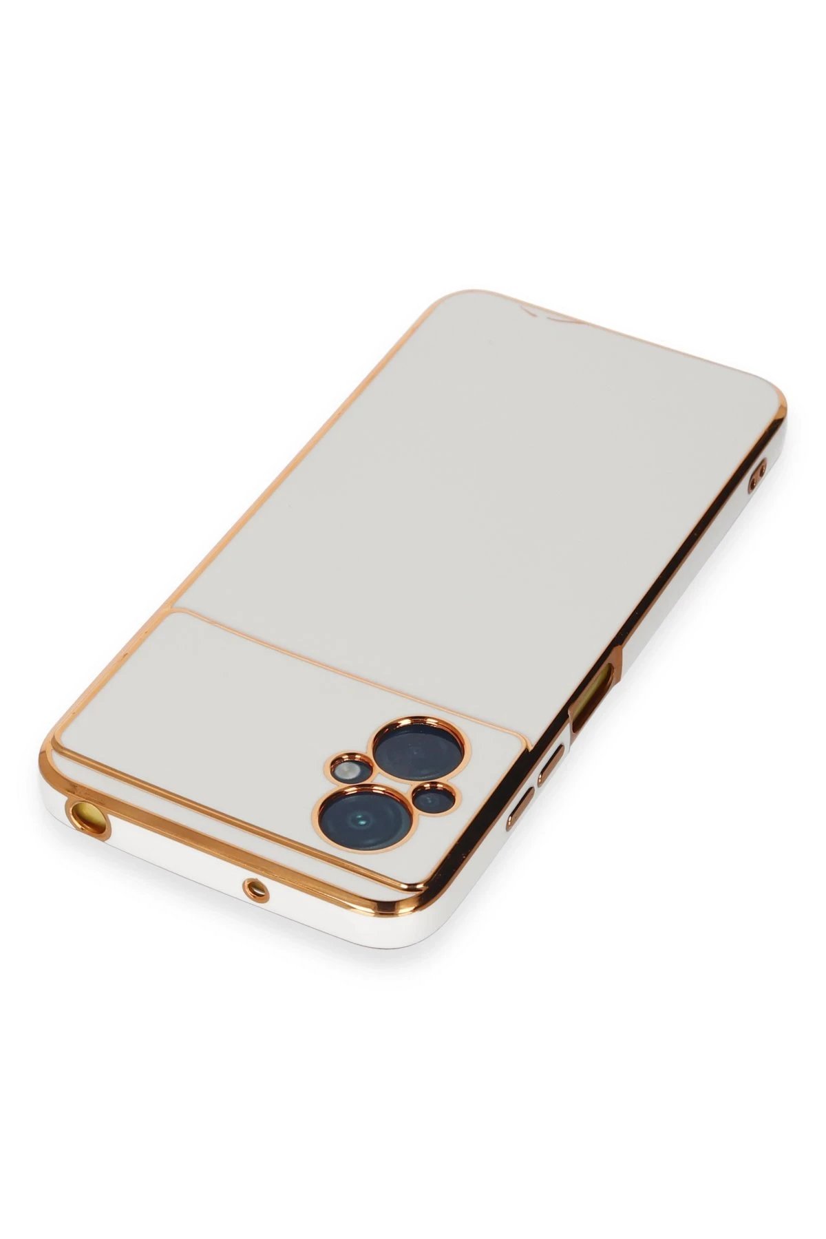 Newface Xiaomi Poco M5 Kılıf Volet Silikon - Beyaz