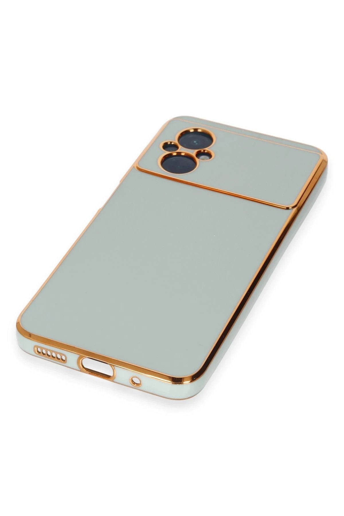 Newface Xiaomi Poco M5 Kılıf Volet Silikon - Açık Yeşil