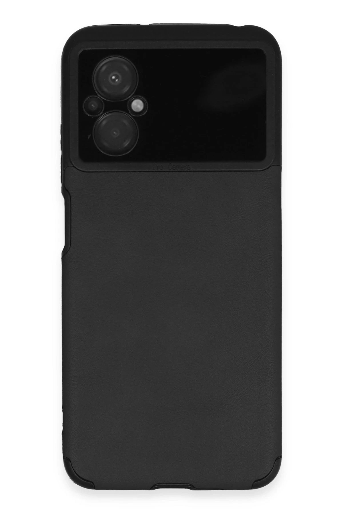 Newface Xiaomi Poco M5 Kılıf Loop Deri Silikon - Siyah