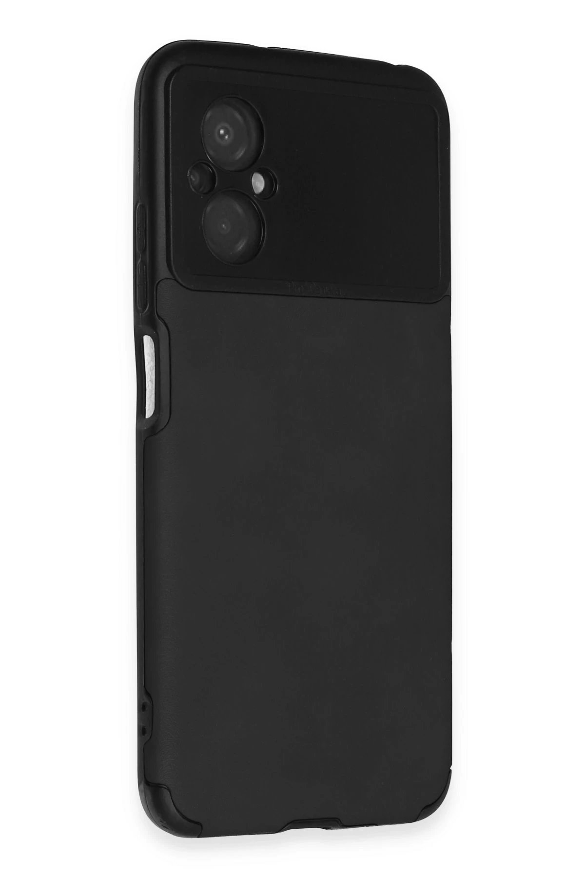 Newface Xiaomi Poco M5 Kılıf Loop Deri Silikon - Siyah