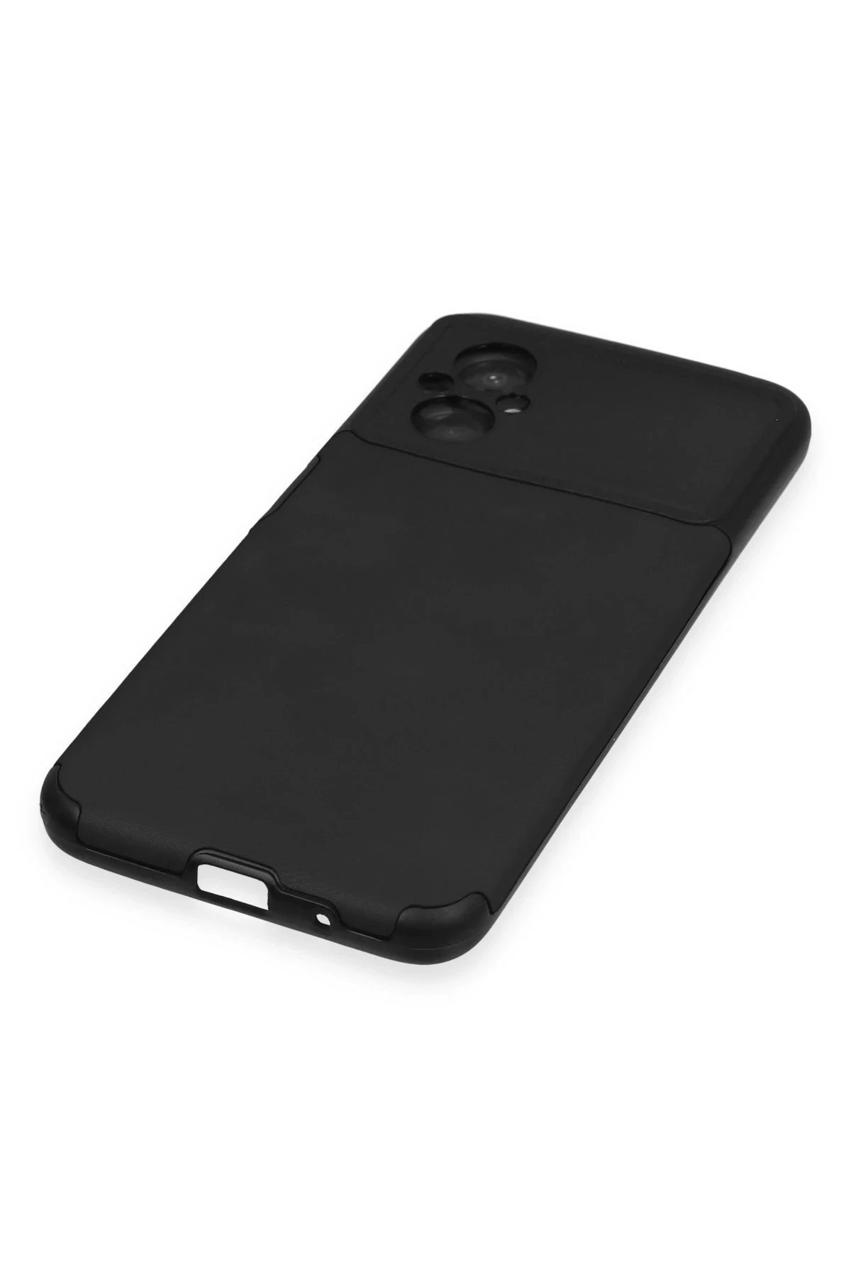 Newface Xiaomi Poco M5 Kılıf Loop Deri Silikon - Siyah