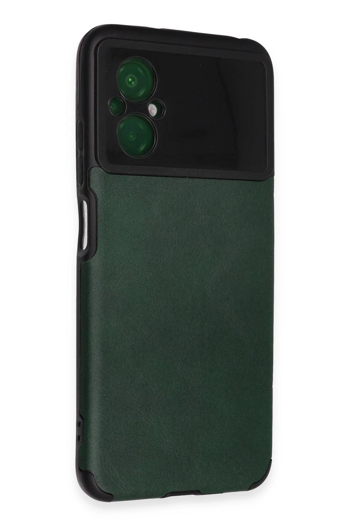 Newface Xiaomi Poco M5 Kılıf Loop Deri Silikon - Yeşil