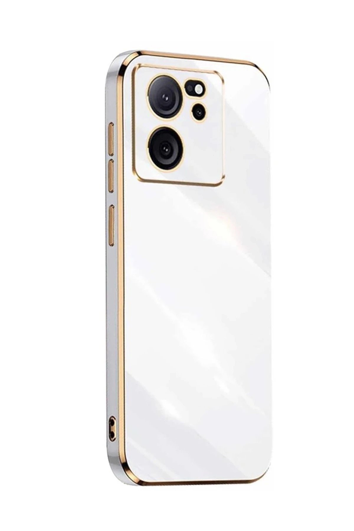 Newface Xiaomi Mi 13T Pro Kılıf Volet Silikon - Beyaz