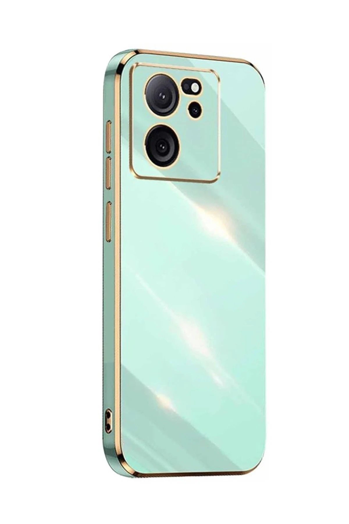 Newface Xiaomi Mi 13T Pro Kılıf Volet Silikon - Açık Yeşil