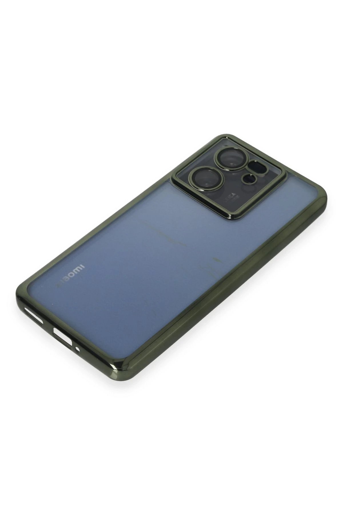 Newface Xiaomi Mi 13T Kılıf Razer Lensli Silikon - Yeşil