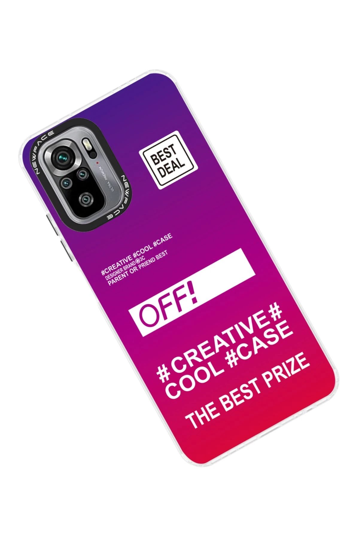 Newface Xiaomi Redmi Note 10 Kılıf Estoril Desenli Kapak - Estoril - 9