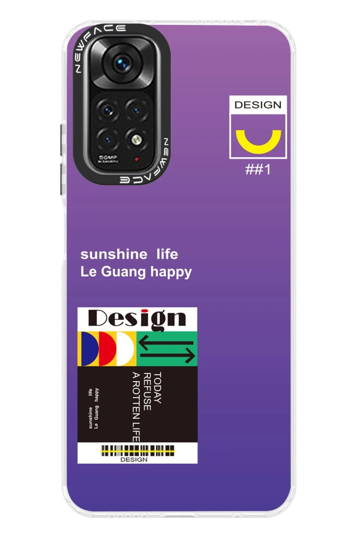 Newface Xiaomi Redmi Note 11 Kılıf Estoril Desenli Kapak - Estoril - 4