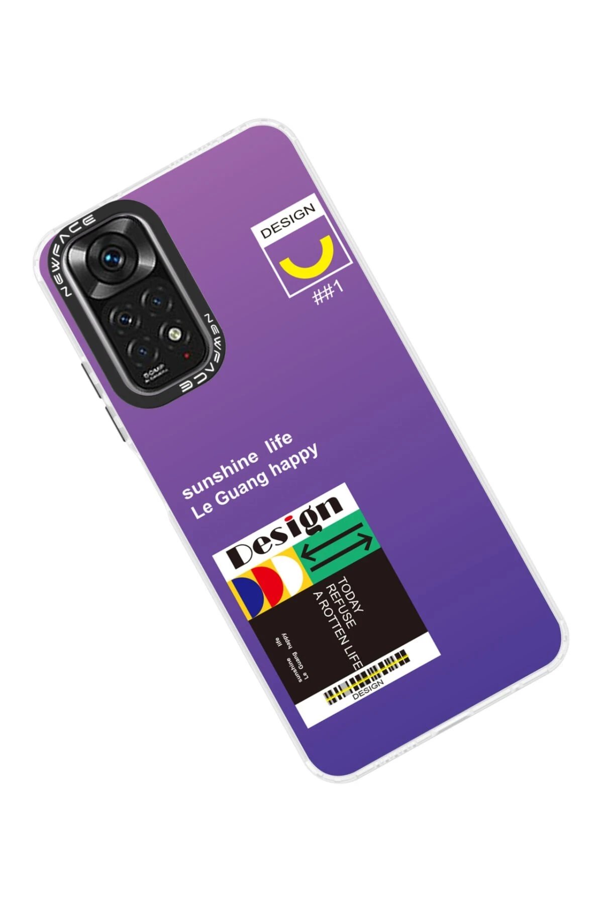 Newface Xiaomi Redmi Note 11 Kılıf Estoril Desenli Kapak - Estoril - 4