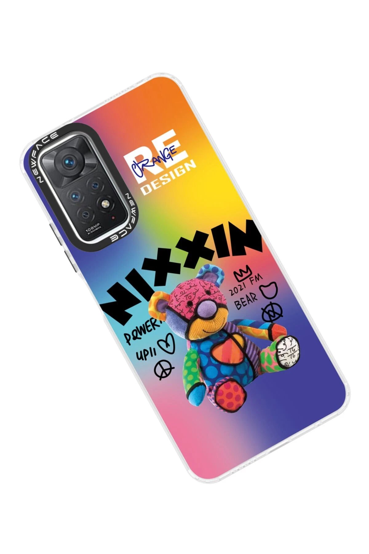 Newface Xiaomi Redmi Note 11 Pro Kılıf Estoril Desenli Kapak - Estoril - 11