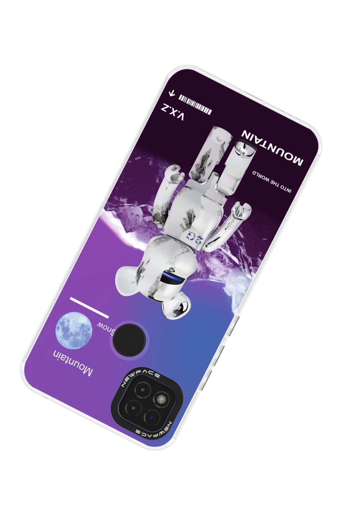 Newface Xiaomi Redmi 9C Kılıf Estoril Desenli Kapak - Estoril - 8