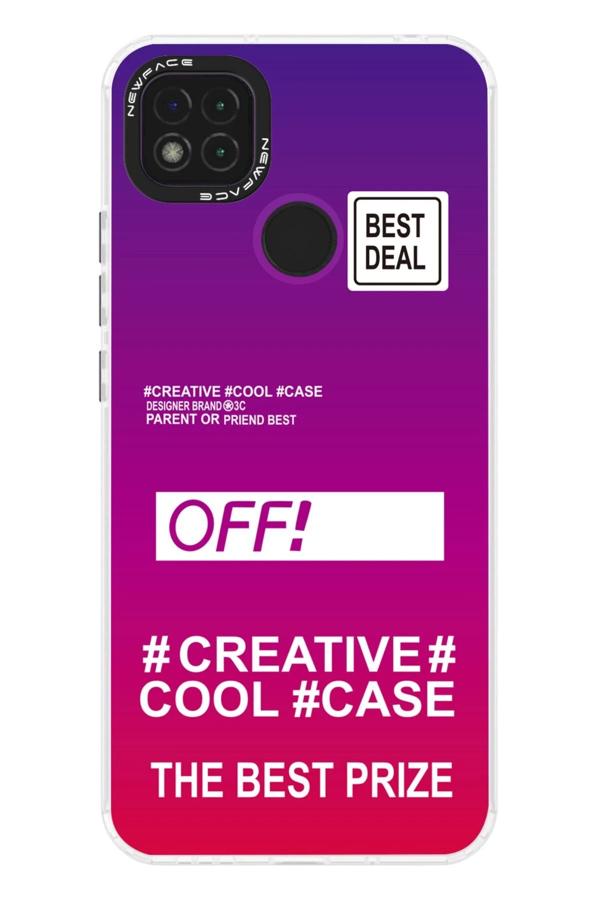 Newface Xiaomi Redmi 9C Kılıf Estoril Desenli Kapak - Estoril - 9