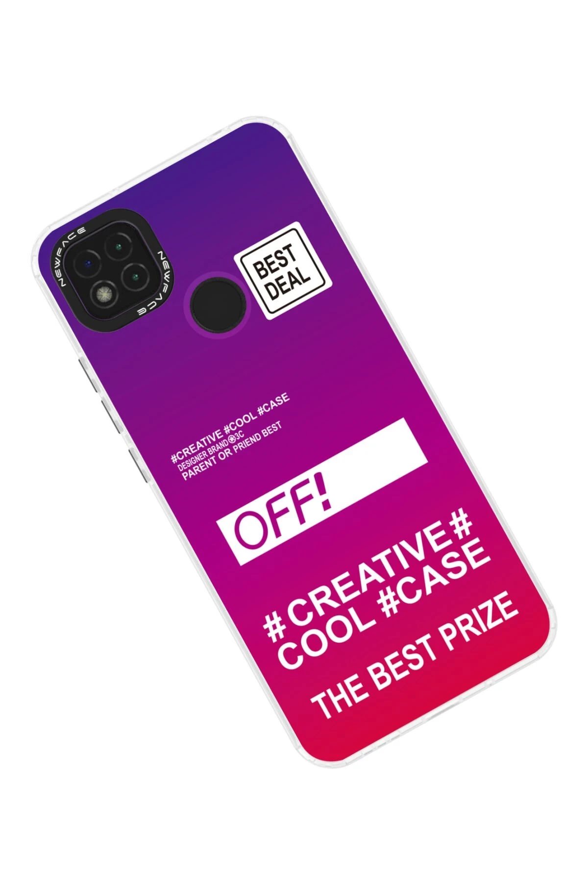 Newface Xiaomi Redmi 9C Kılıf Estoril Desenli Kapak - Estoril - 9