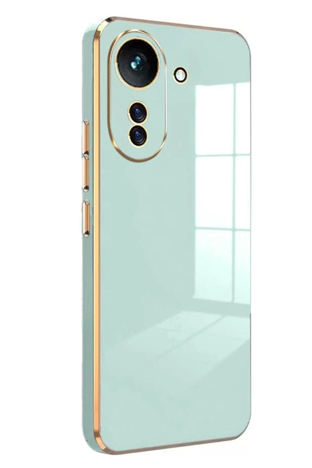 Newface Xiaomi Redmi 13C Kılıf Volet Silikon - Açık Yeşil