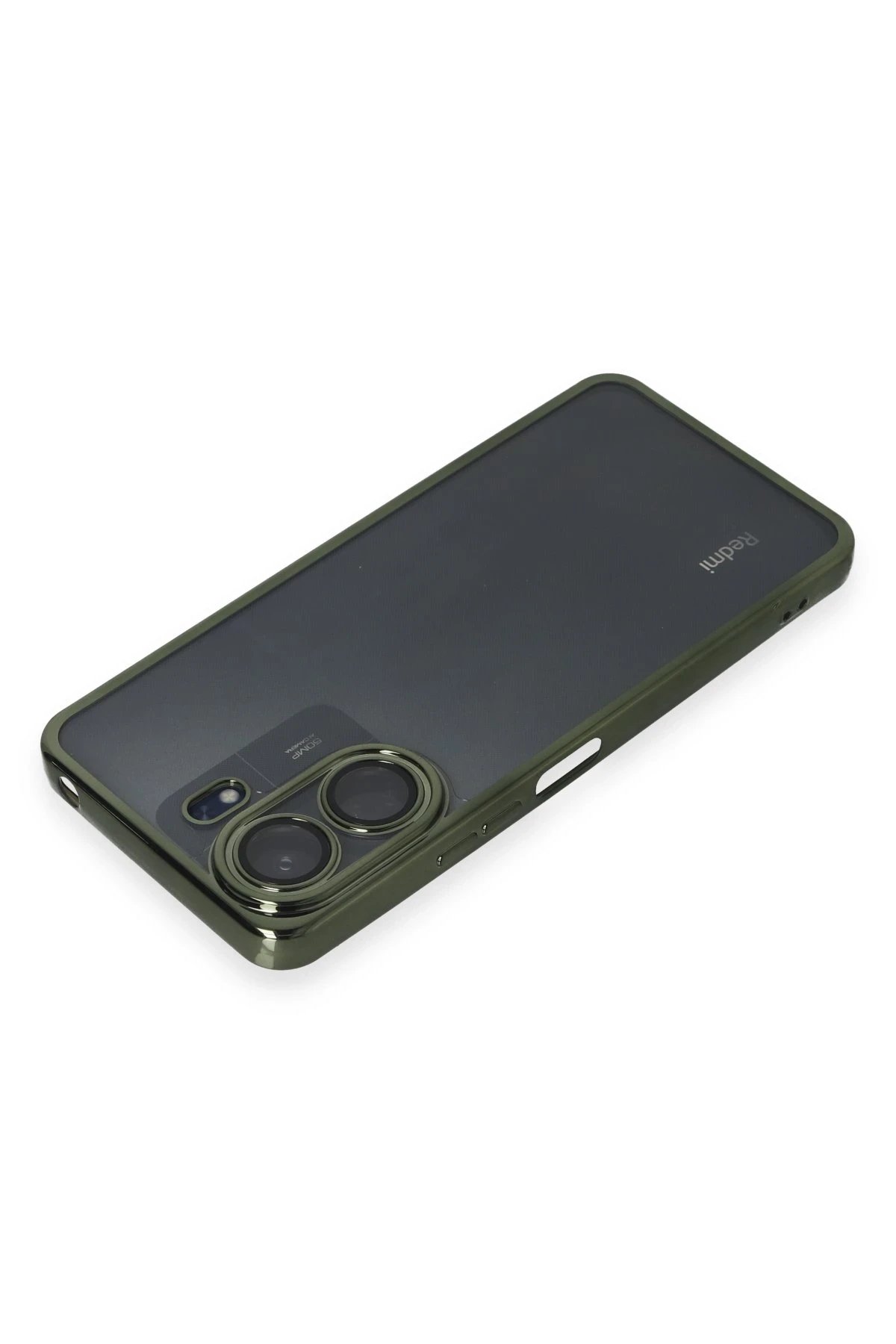 Newface Xiaomi Redmi 13C Kılıf Razer Lensli Silikon - Yeşil