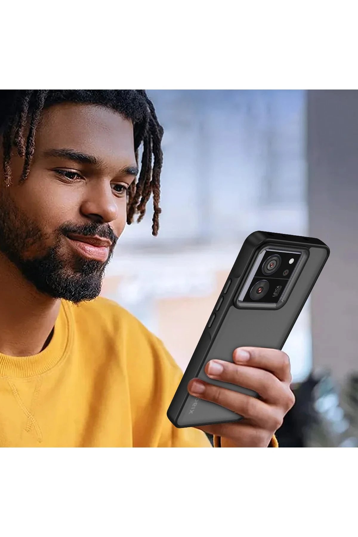 Newface Xiaomi Mi 13T Kılıf Elegant Kapak - Pudra