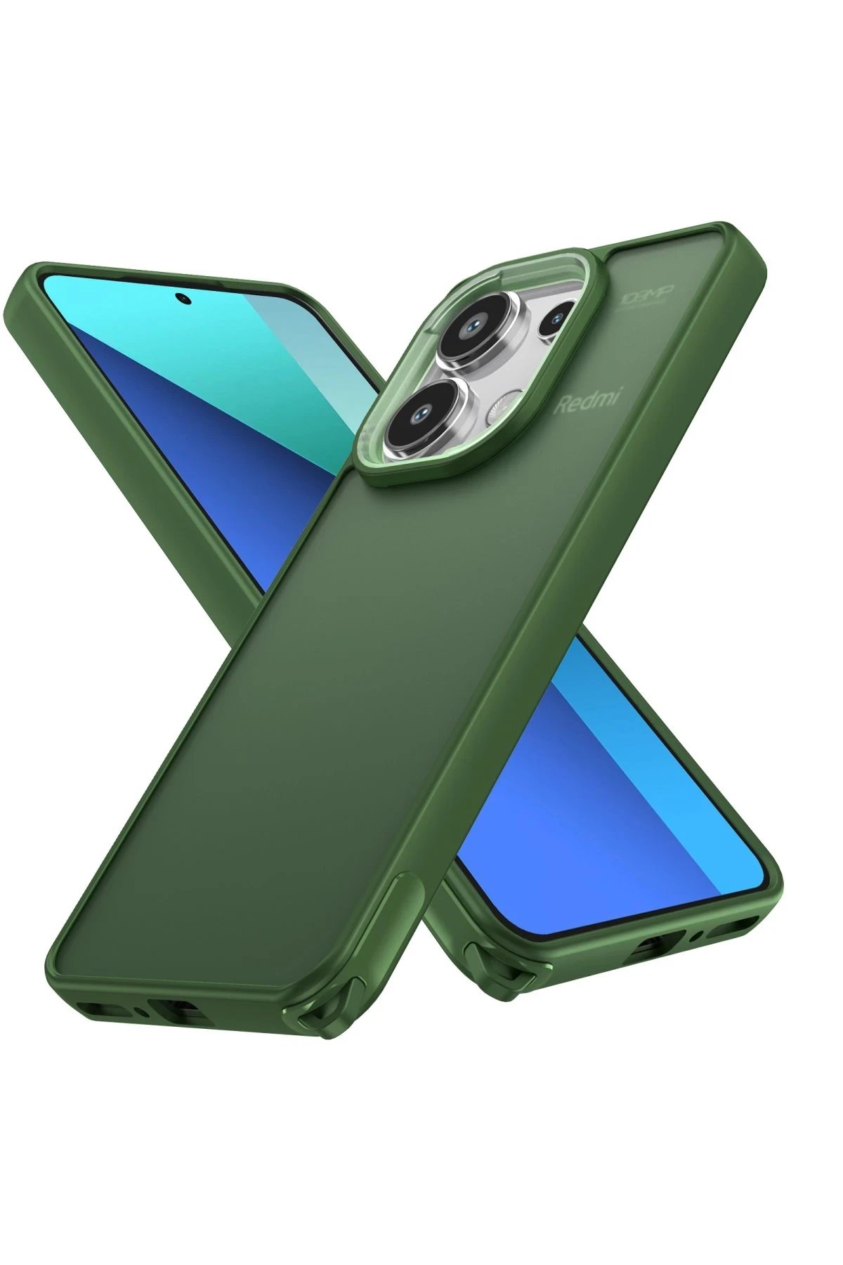 Newface Xiaomi Redmi Note 13 Pro 4G Kılıf Elegant Kapak - Yeşil