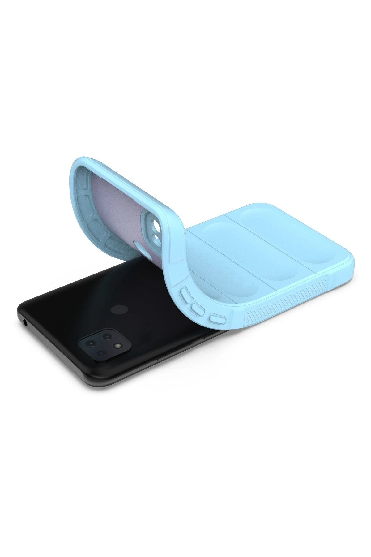 Newface Xiaomi Redmi 9C Kılıf Optimum Silikon - Sky Blue