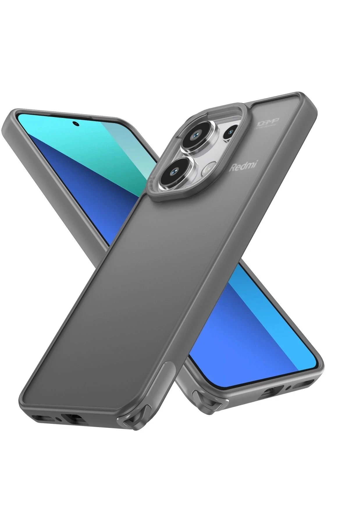 Newface Xiaomi Redmi Note 13 Pro 4G Kılıf Elegant Kapak - Titan Gri