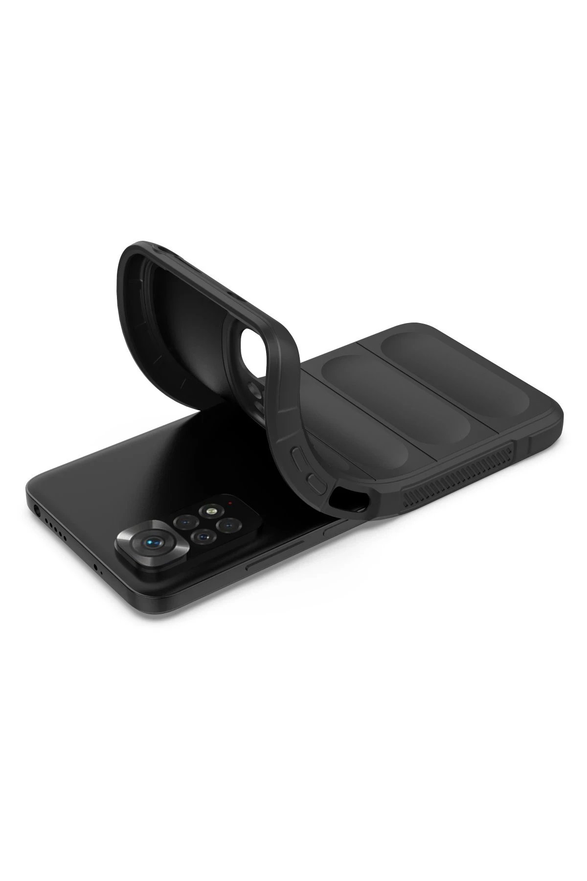 Newface Xiaomi Redmi Note 11 Kılıf Optimum Silikon - Siyah