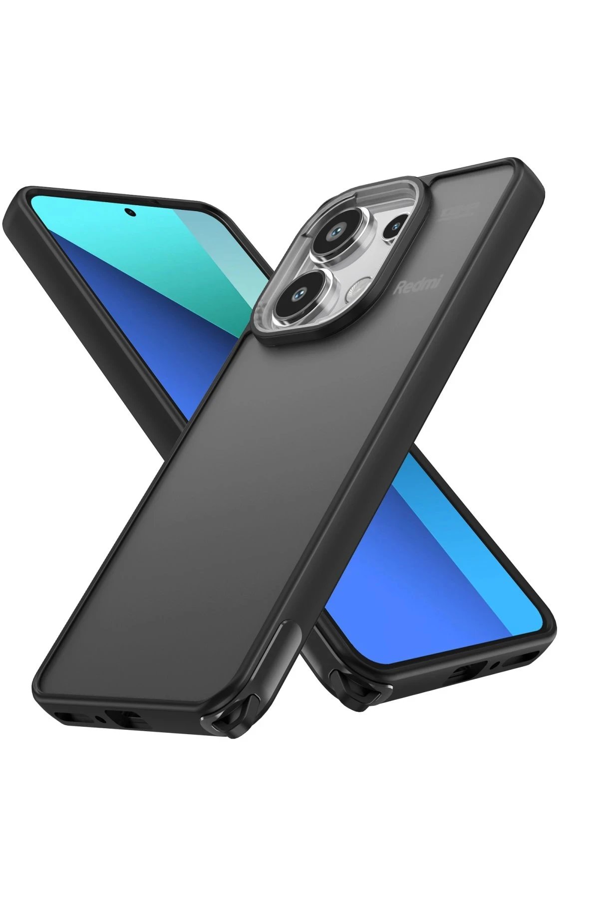 Newface Xiaomi Redmi Note 13 4G Kılıf Elegant Kapak - Siyah