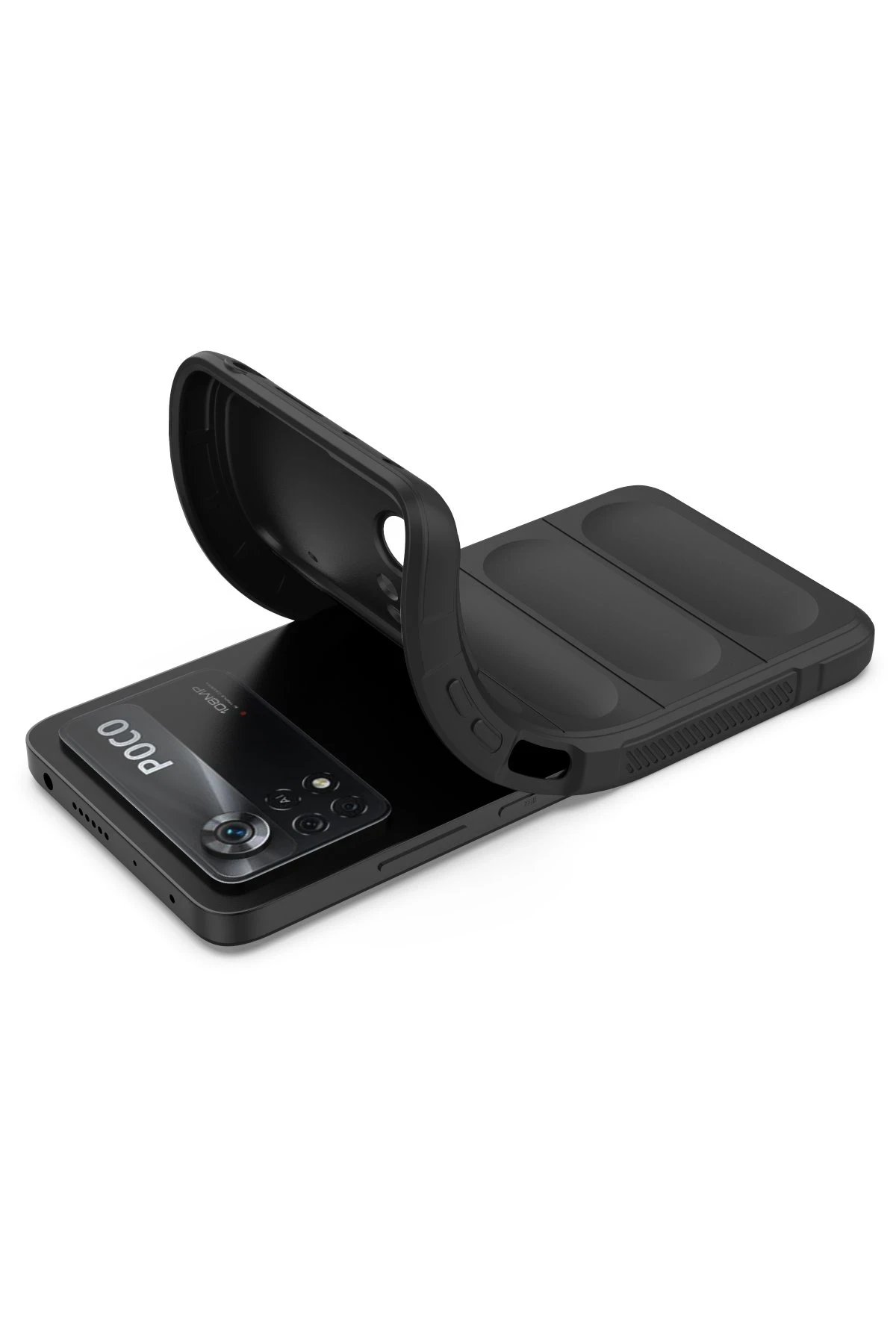 Newface Xiaomi Poco X4 Pro 5G Kılıf Optimum Silikon - Siyah