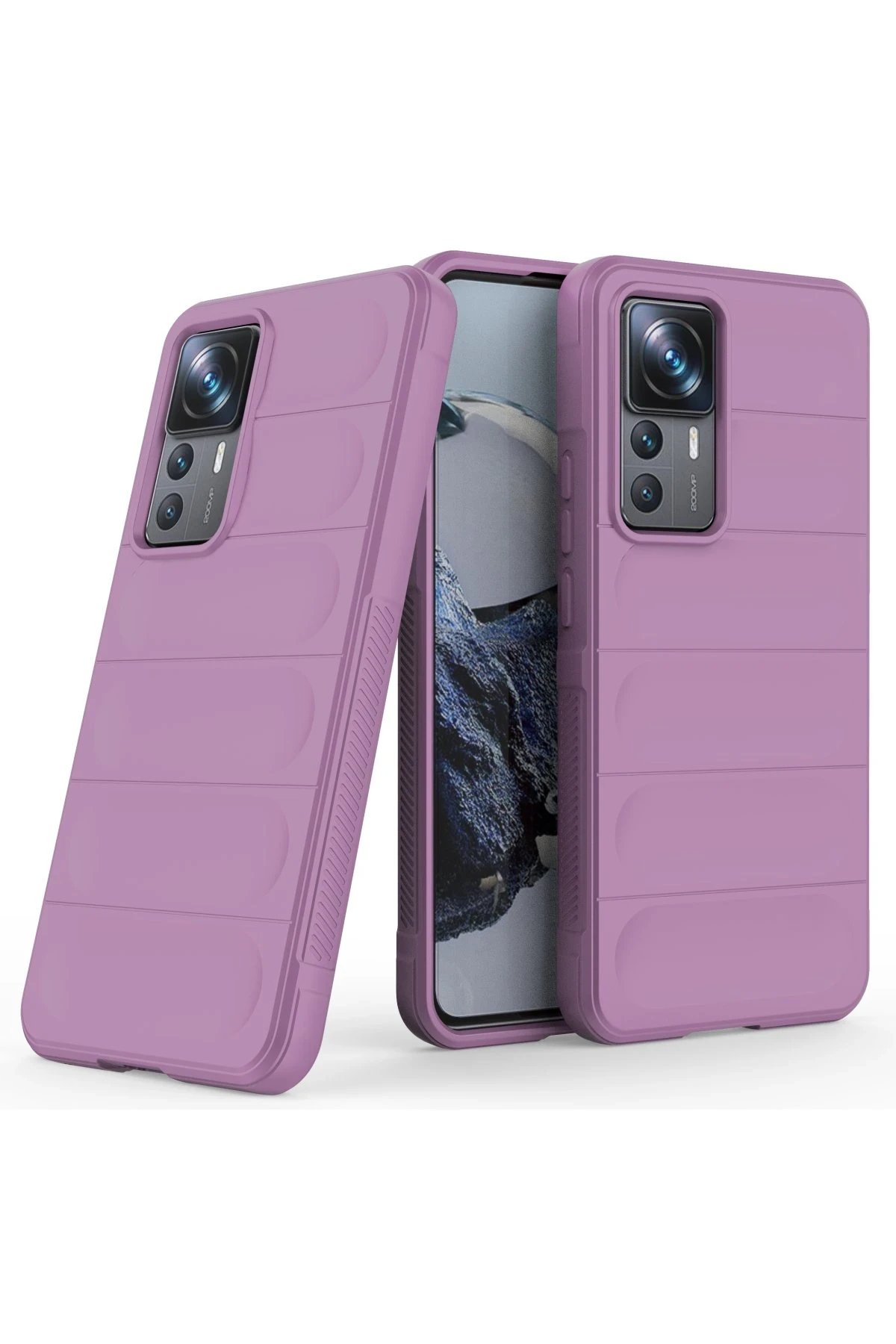 Newface Xiaomi Mi 12T Pro Kılıf Optimum Silikon - Mor