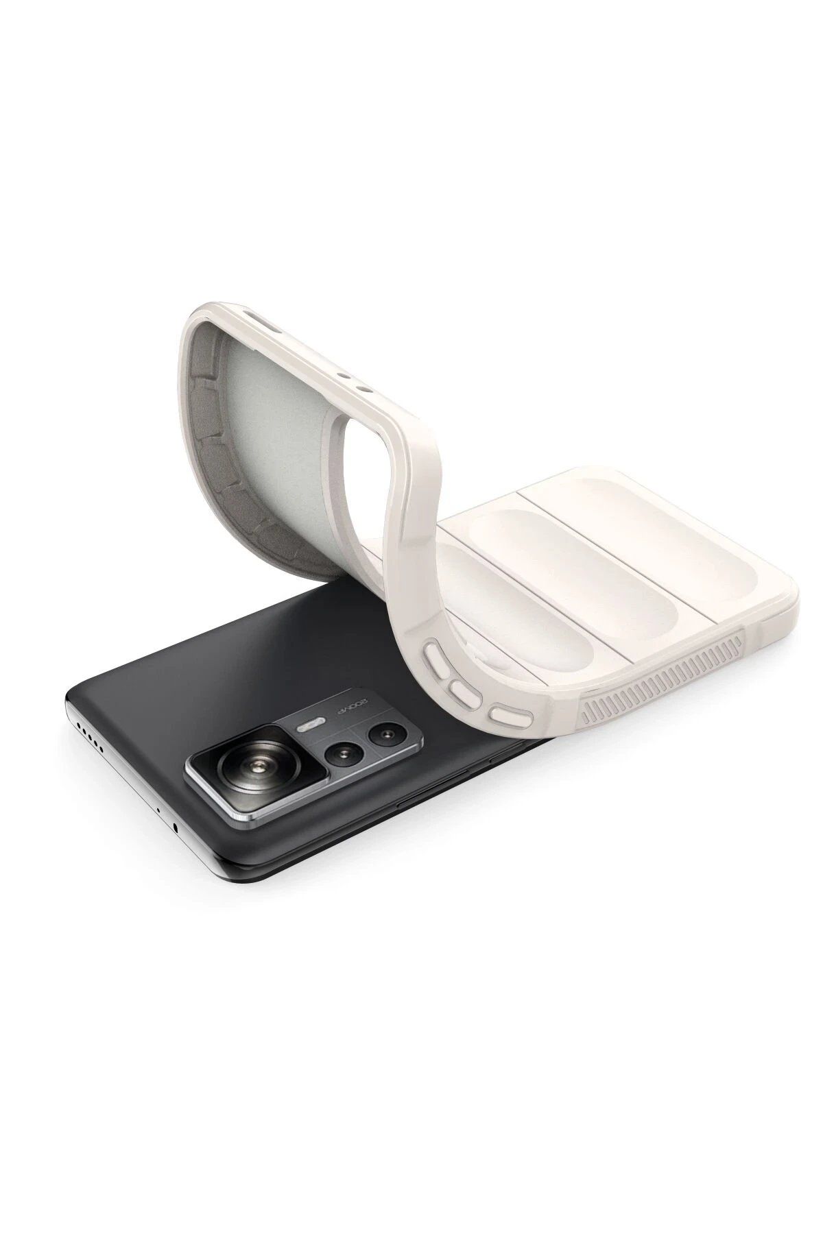 Newface Xiaomi Mi 12T Pro Kılıf Optimum Silikon - Krem