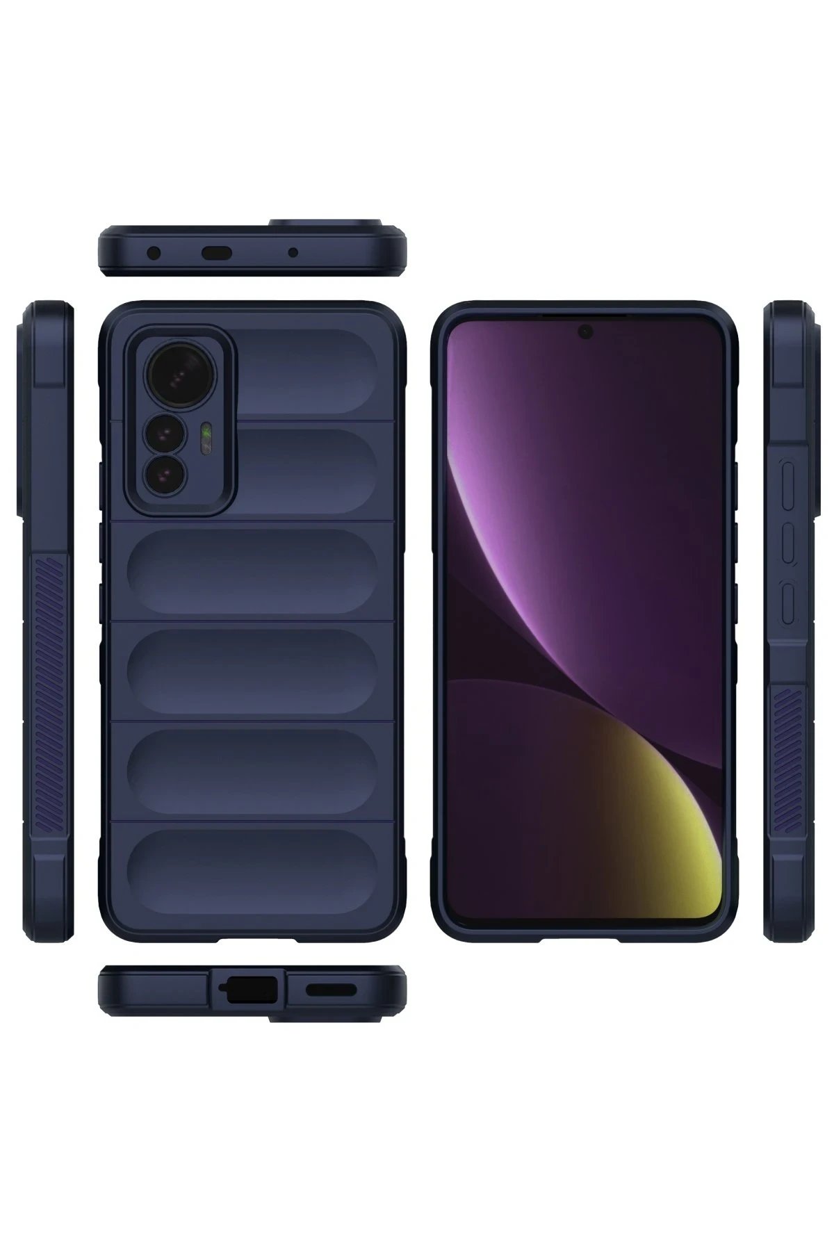 Newface Xiaomi Mi 12 Lite Kılıf Optimum Silikon - Lacivert