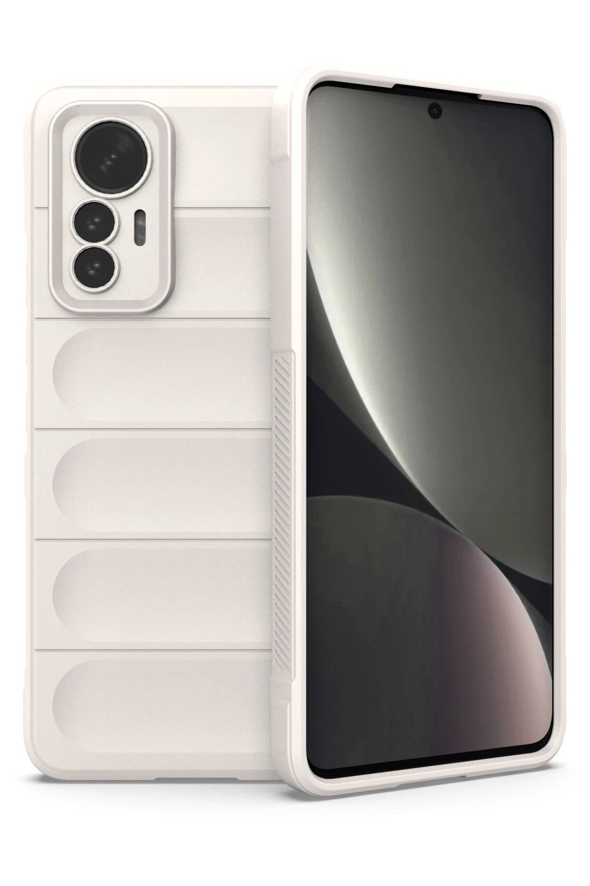 Newface Xiaomi Mi 12 Lite Kılıf Optimum Silikon - Krem