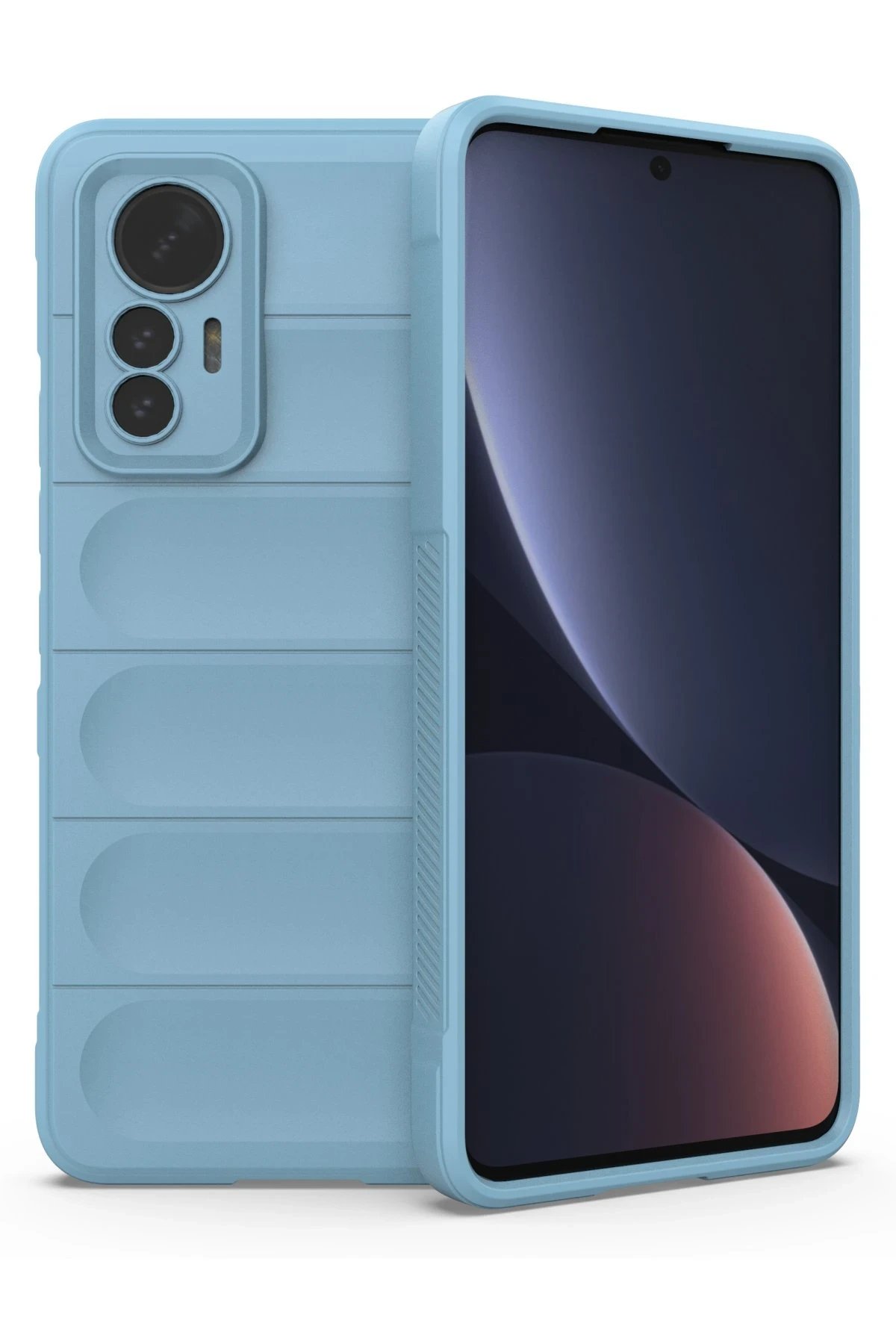 Newface Xiaomi Mi 12 Lite Kılıf Optimum Silikon - Sky Blue