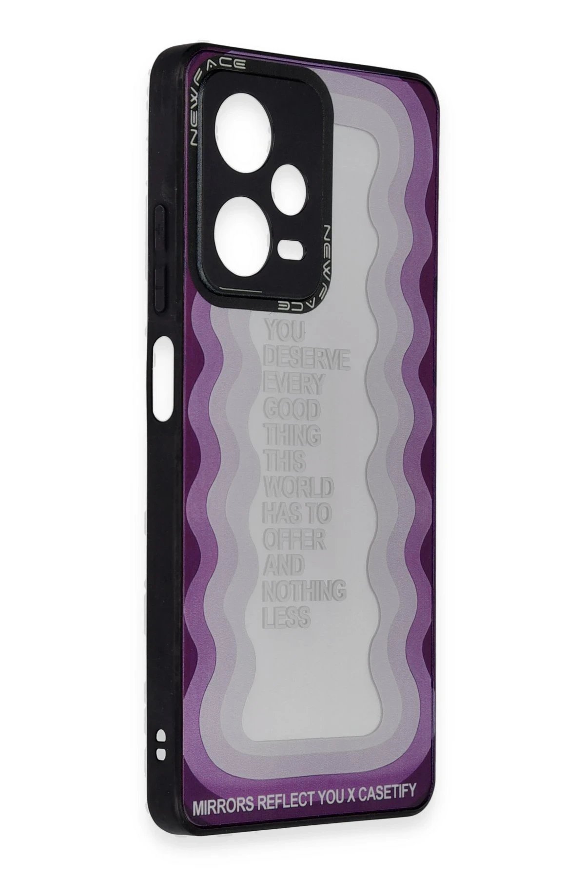 Newface Xiaomi Redmi Note 12 Pro 5G Kılıf Mirror Desenli Kapak - Mirror - 5