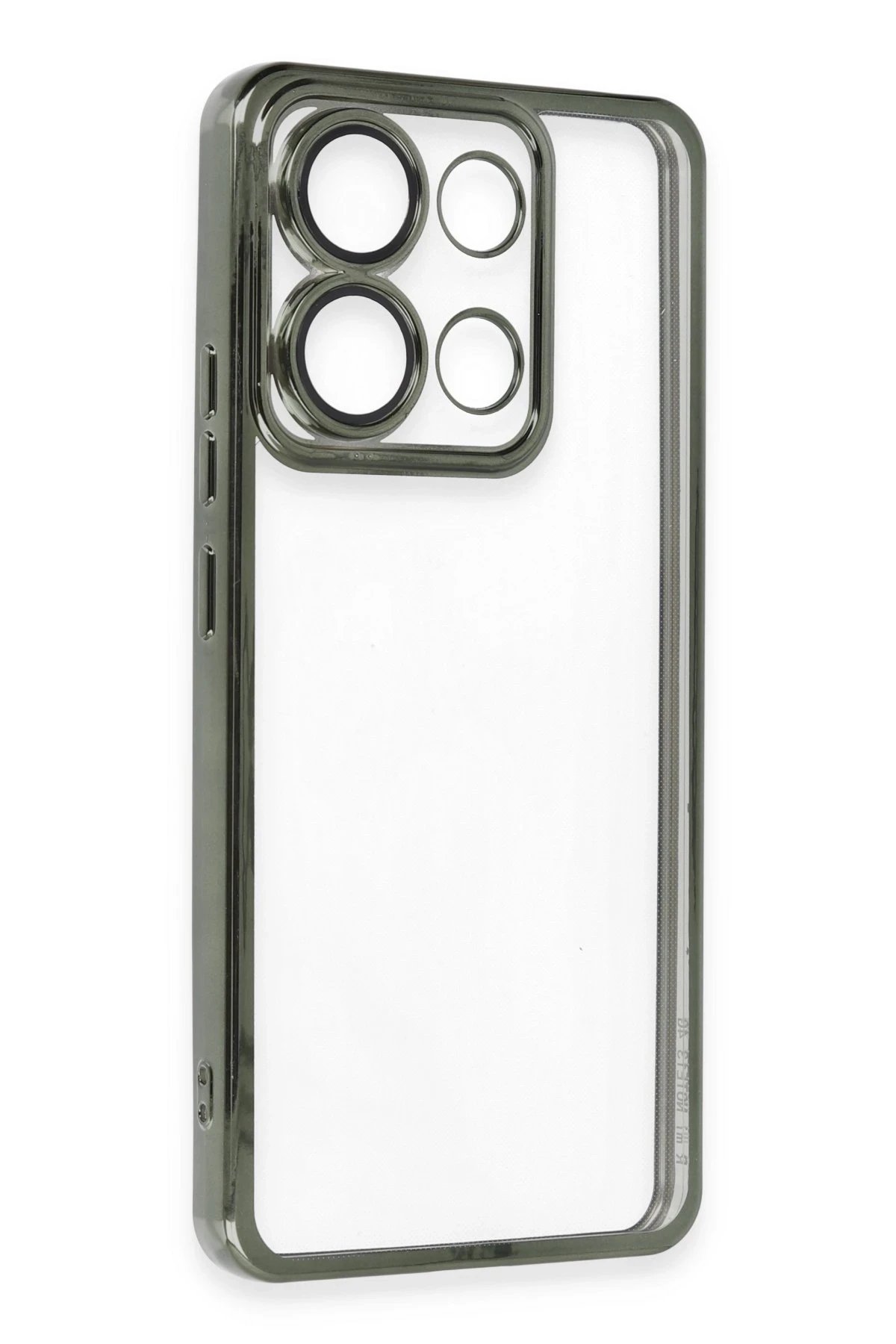 Newface Xiaomi Poco X6 Pro Kılıf Razer Lensli Silikon - Yeşil