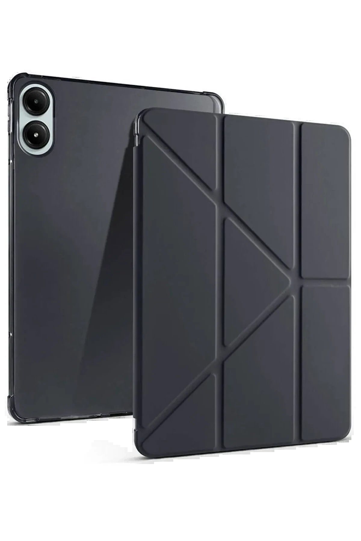 Newface Xiaomi Redmi Pad Pro 12.1 Kılıf Kalemlikli Mars Tablet Kılıfı - Siyah