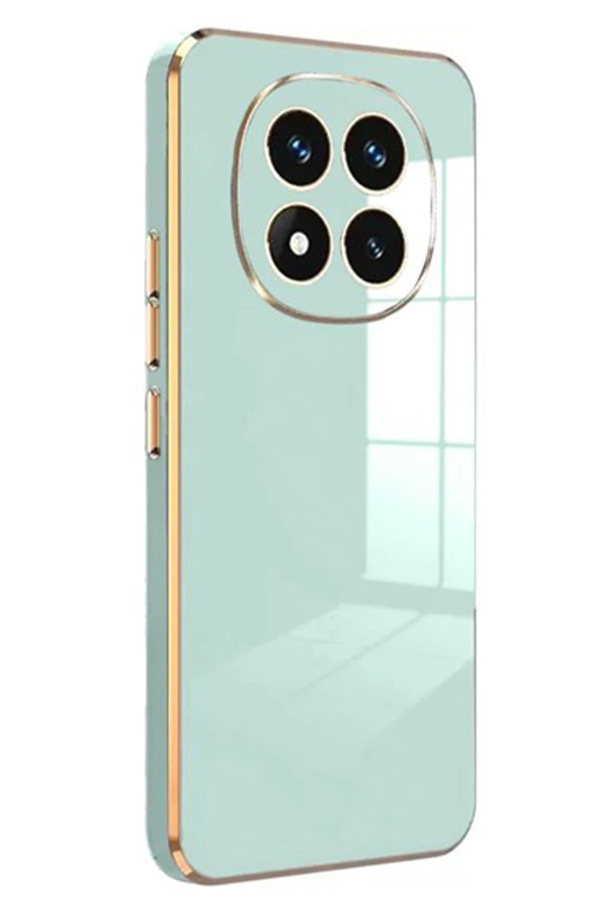 Newface Xiaomi Redmi Note 14 Pro 4G Kılıf Volet Silikon - Açık Yeşil